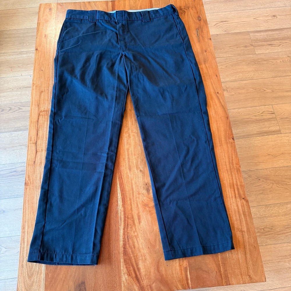 Dickies Men's Black Slim Straight Chino Pants Size 40x31‎